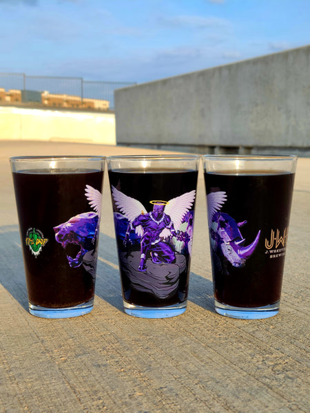 "Royal Immortal" JWB and 17% Drip Collab Glass